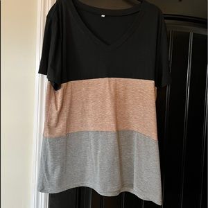 Boutique v-neck tee